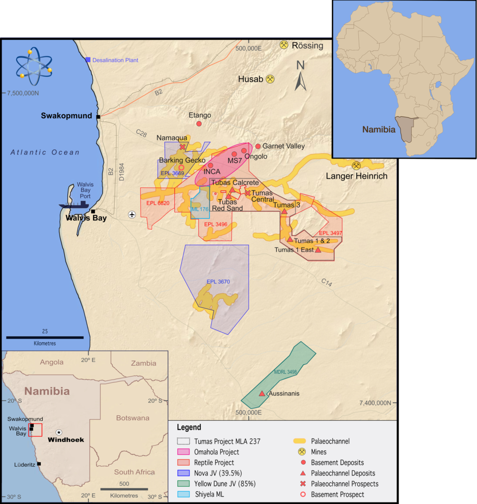 Namibia Project Project Portfolio – Deep Yellow Limited